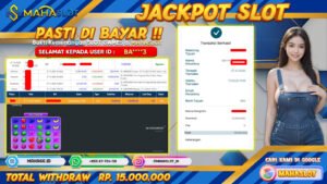 MAHASLOT JACKPOT SLOT GAMES SWEET BONANZA 1000 Rp. 15.000.000,- LUNAS