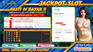 MAHASLOT JACKPOT SLOT GAMES GATES OF OLYMPUS 1000 Rp. 32.000.000,- LUNAS