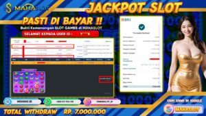 MAHASLOT JACKPOT SLOT GAMES SWEET BONANZA 1000 Rp. 7.000.000,- LUNAS