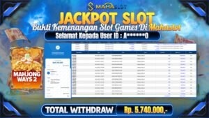 MAHASLOT JACKPOT SLOT GAMES MAHJONG WAYS 2 Rp. 5.740.000,- LUNAS
